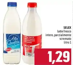 Emisfero SELEX latte fresco intero, parzialmente scremato offerta