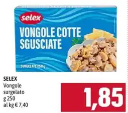 Emisfero Selex Vongole cotte sgusciate offerta