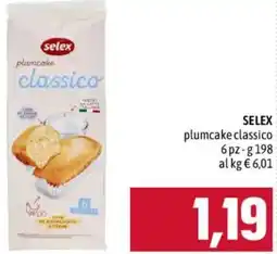 Emisfero Selex plumcake classico offerta