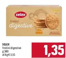 Emisfero Selex frollini digestive offerta