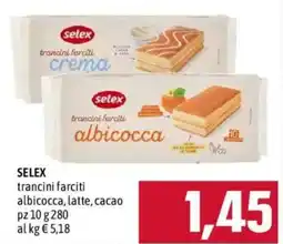 Emisfero Selex trancini farciti albicocca offerta