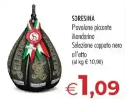 MerSi Supermercati SORESINA Provolone piccante Mandarino offerta