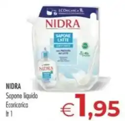 MerSi Supermercati Nidra Sapone liquido Ecoricarica offerta