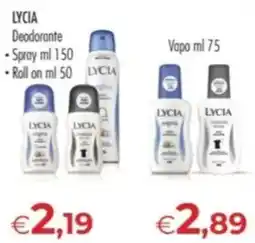 MerSi Supermercati Lycia deodorante offerta