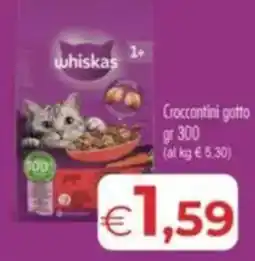 MerSi Supermercati Whiskas Croccantini gatto offerta