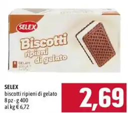 Emisfero Selex biscotti ripieni di gelato offerta