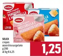 Emisfero Selex crepes assortito surgelato offerta