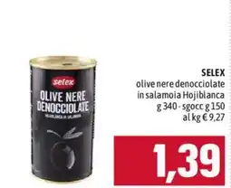 Emisfero Selex olive nere denocciolate offerta