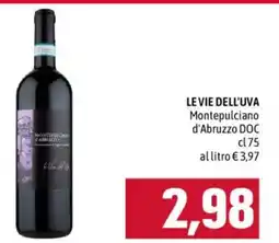 Emisfero Le Vie dell'Uva Montepulciano d'Abruzzo DOC offerta