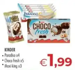 MerSi Supermercati Kinder Choco fresh offerta