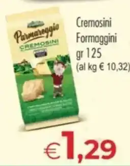 MerSi Supermercati Parmareggio Cremosini Formaggini offerta