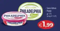 MerSi Supermercati Philadelphia senza lattosio offerta