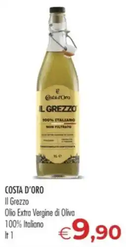 MerSi Supermercati Costa d'Oro Il Grezzo Olio Extra Vergine di Oliva offerta