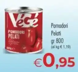MerSi Supermercati Vége Pomodori Pelati offerta