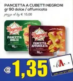 SuperOne Pancetta Negroni offerta