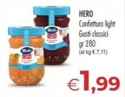 MerSi Supermercati Hero Confettura light offerta