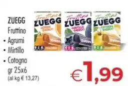MerSi Supermercati Fruttino ZUEGG offerta