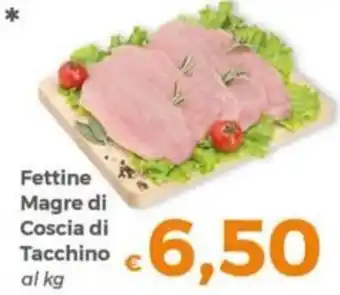 Fettine Magre di Coscia di Tacchino