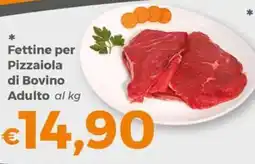 Tocal Fettine per Pizzaiola di Bovino Adulto offerta