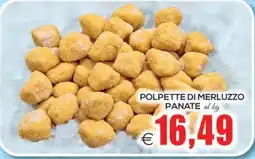 SuperOne Polpette di merluzzo panate offerta