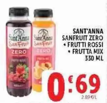 Sant'Anna Sanfrut Zero Frutti Rossi
