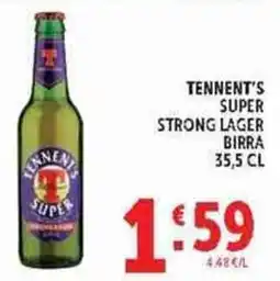 Deco Supermercati Tennent's Super Strong Lager Birra offerta