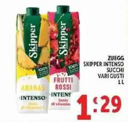 Deco Supermercati Skipper succhi vari gusti offerta
