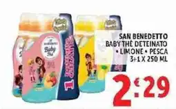 Deco Supermercati San Benedetto Baby Thé Deteinato offerta