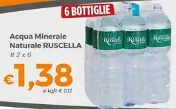 Tocal Acqua Minerale Naturale Ruscella offerta
