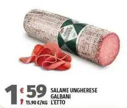 Vivo Supermercati Salame ungherese Galbani offerta