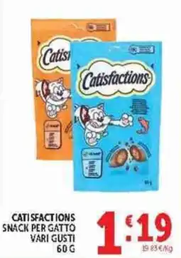 Deco Supermercati Catisfactions snack per gatto offerta