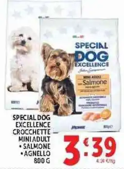 Deco Supermercati Special Dog Excellence Crocchette Mini Adult Salmone Agnello offerta