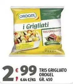 Vivo Supermercati Tris grigliato Orogel offerta
