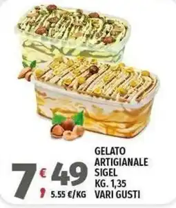 Vivo Supermercati Gelato artigianale Sigel offerta
