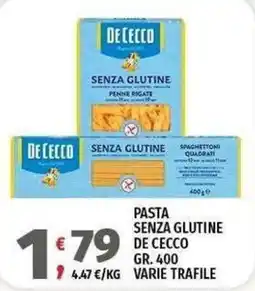 Vivo Supermercati Pasta senza glutine De Cecco offerta