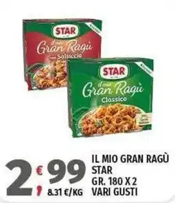 Vivo Supermercati Il mio gran ragù Star offerta