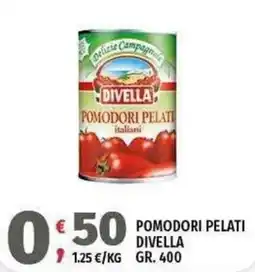Vivo Supermercati Pomodori pelati Divella offerta