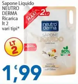 Sidis Sapone liquido neutro derma offerta