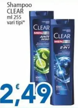 Sidis Shampoo Clear Men offerta