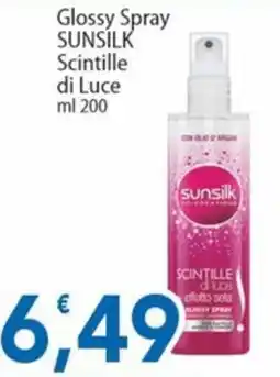 Sidis Glossy Spray Sunsilk Scintille di Luce offerta