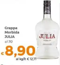 Tocal Grappa Morbida Julia offerta