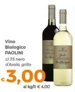 Tocal Vino Biologico PAOLINI offerta
