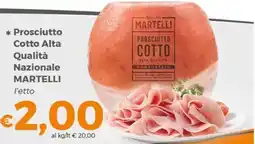 Tocal Prosciutto Cotto Alta Qualità Nazionale Martelli offerta
