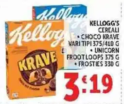 Deco Supermercati Kellogg's cereali offerta