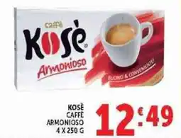 Deco Supermercati Kosè Caffè Armonioso offerta