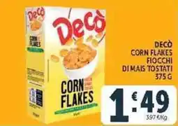 Deco Supermercati Decò Corn Flakes offerta