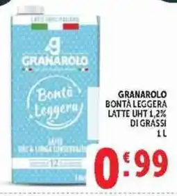Deco Supermercati Granarolo Bontà Leggera offerta