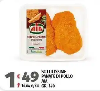 Sottilissime panate di pollo AIA