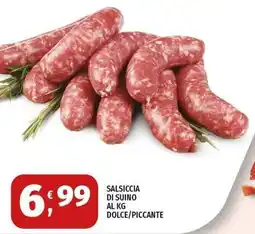 Vivo Supermercati Salsiccia di suino offerta