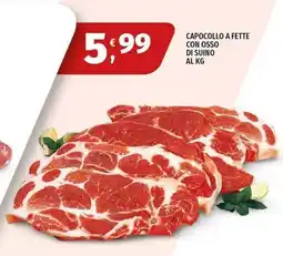 Vivo Supermercati Capocollo a fette con osso di suino offerta
